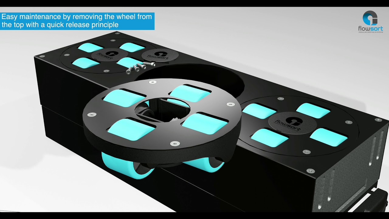 Easy maintenance diverter wheel